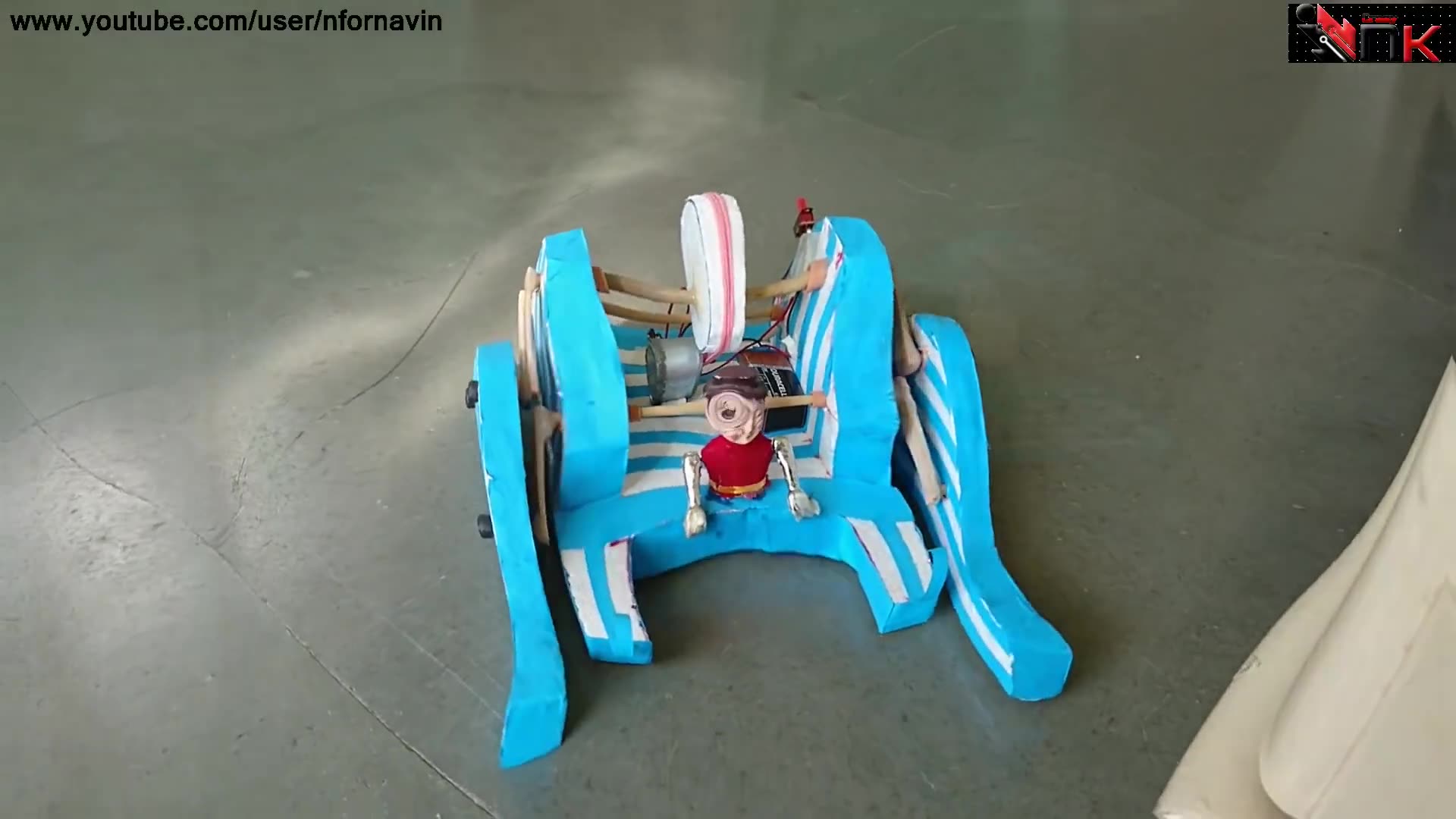 ساخت ربات با وسایل دور ریختنی